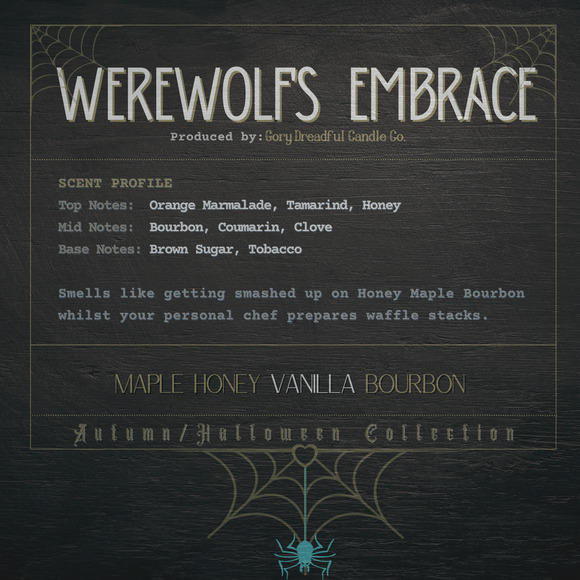 Werewolf's Embrace Sizzling Room Salt Potpourri: Maple Honey Vanilla Bourbon - Picture 2 of 10